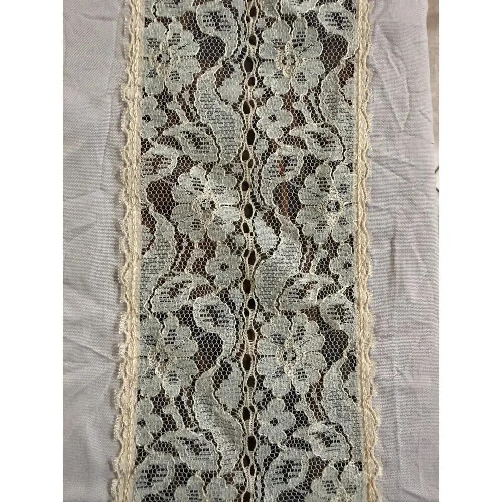 Vintage Mollye Lilienfeld Pink Lace Bedspread Coverlet 84x82 Art Deco Style